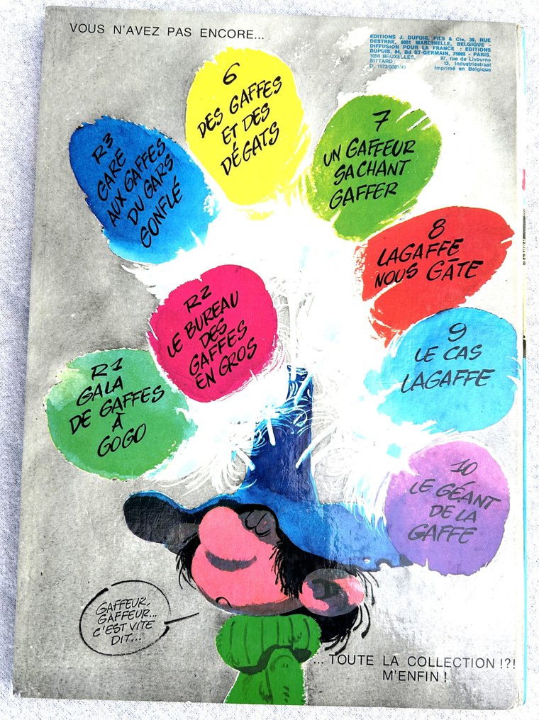 Gaston R3 - Gare aux gaffes du gars gonflé - C - 1 Album - 第一版 - 1973 #1.0