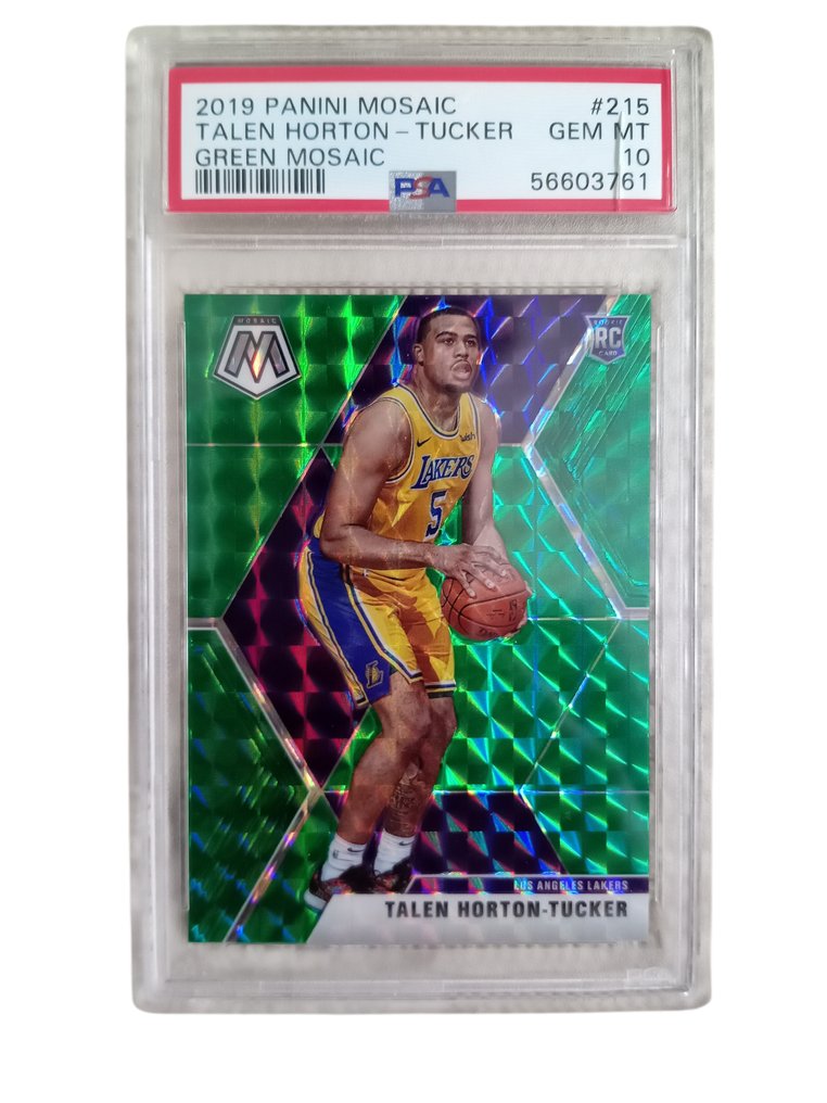 Lot 8 cartes NBA Graded PSA 10 & Autographes Beckett – Rookie Talen Horton-Tucker + Legends Lakers - 8 Graded card - PSA 10 #3.2