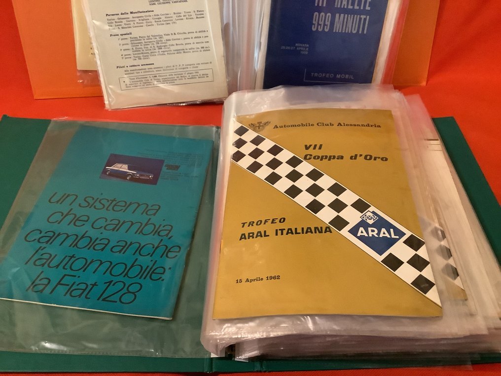 Programe de curse auto - corse automobilistiche - Collezione programmi ufficiali gare automobilistiche italiane anni 60 ( pista -salita -rallye - - 1960 #4.3