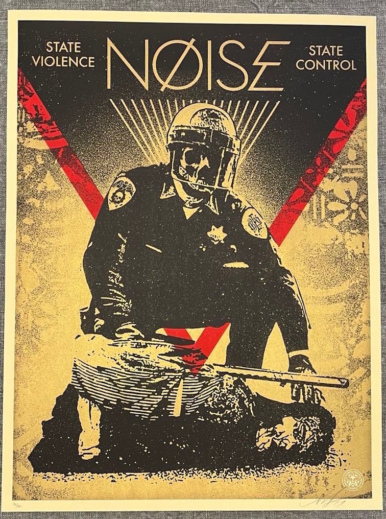 Shepard Fairey (OBEY) (1970) - State Violence State Control #1.0