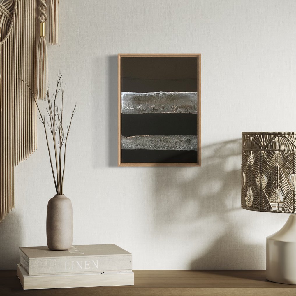 Anton Kaestner - #289 - S - " Hommage à Soulages - 4 ". #1.0