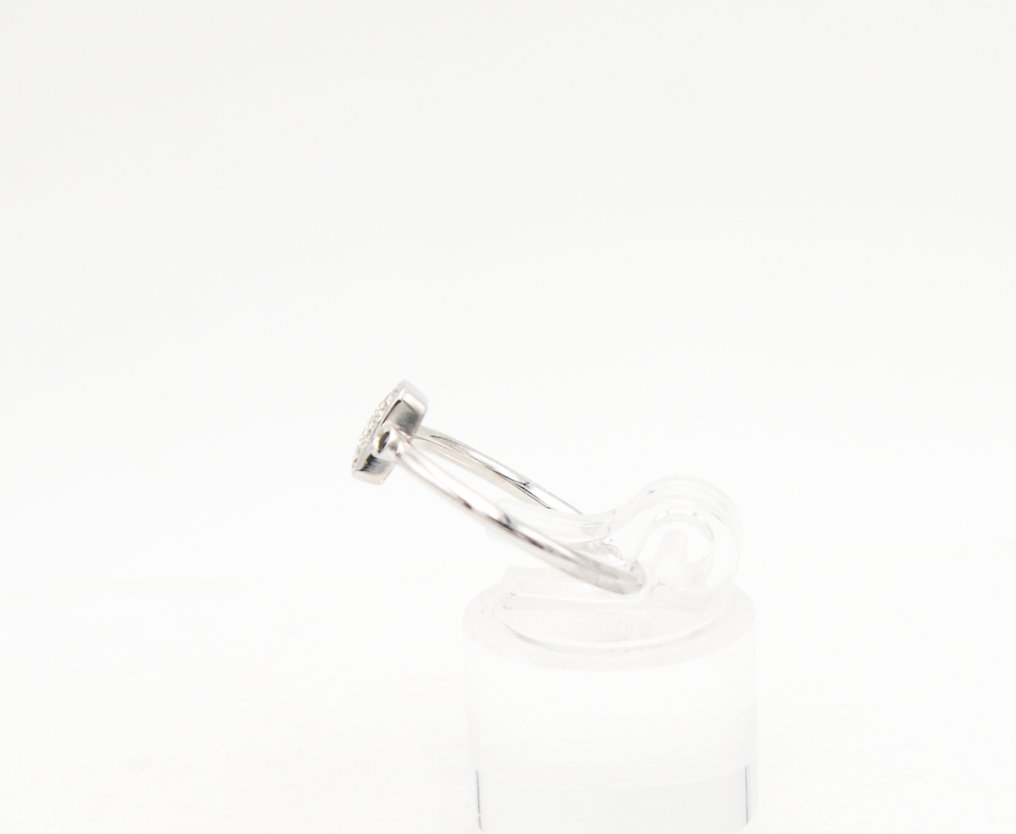 Bague - 18 carats Or blanc Saphir - Diamant #4.3