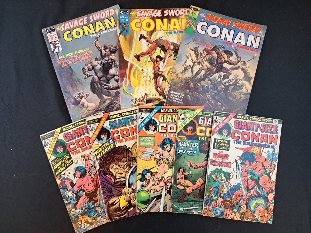 The Savage Sword - Giant-Sized Conan - 8 Comic - 1974 #1.0