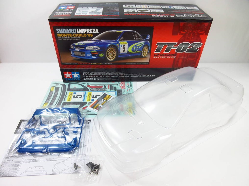 Tamiya 1:10 - 模型跑车 - Subaru Impreza Monte-Carlo '99 (TT-02 chassis RC body kit) #1.0
