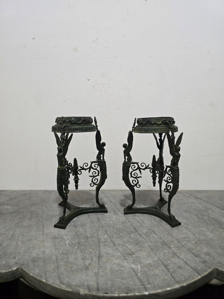 Sculptură, Tripodi Pompeiani - 25 cm - Bronz #1.0