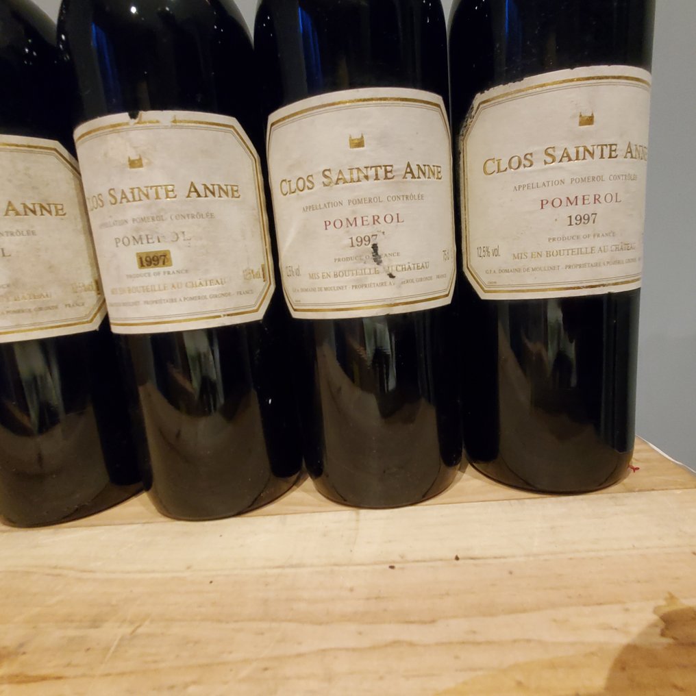 1997 Chateau Clos Sainte Anne - Pomerol - 6 Flasker  (0,75 l) #2.1