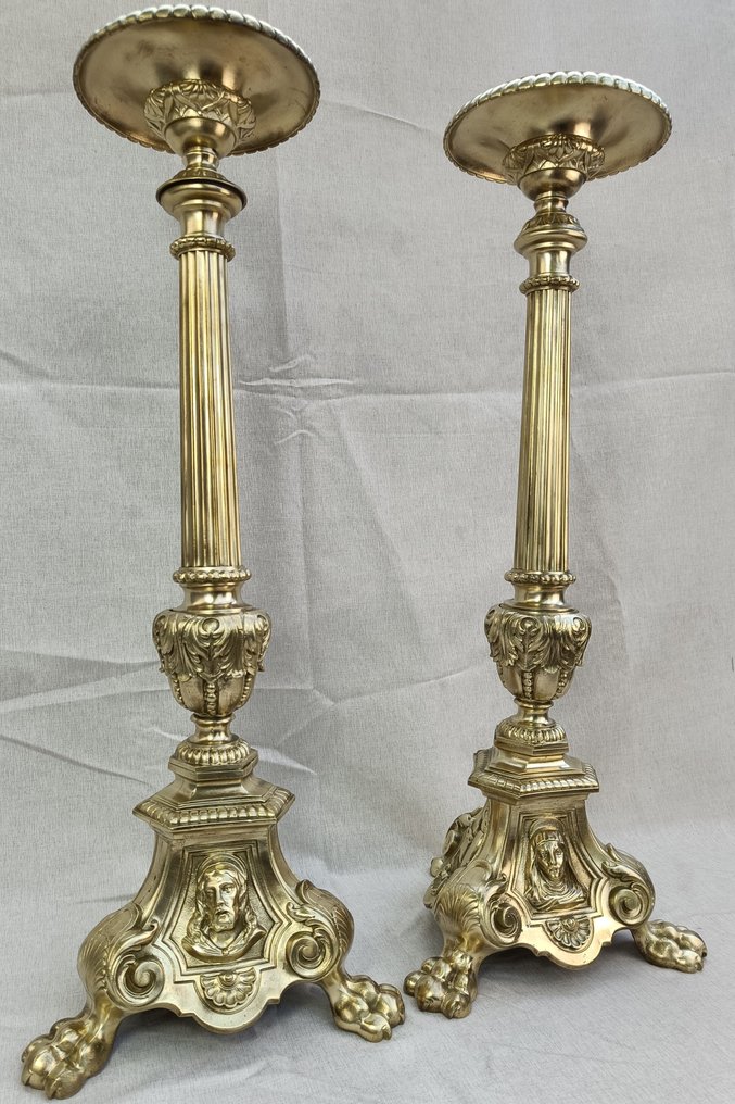 Armleuchter Heilige Drievuldigkeit 9 kg (2) - Bronze #3.2