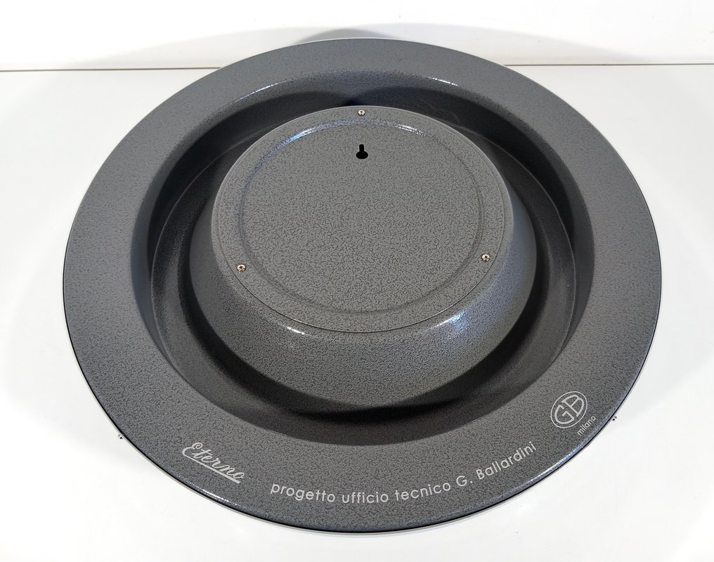 Ρολόι τοίχου - GB MILANO -   Χάλυβας, Γυαλί - 1990-2000 - Ιταλικός σχεδιασμός #1.0