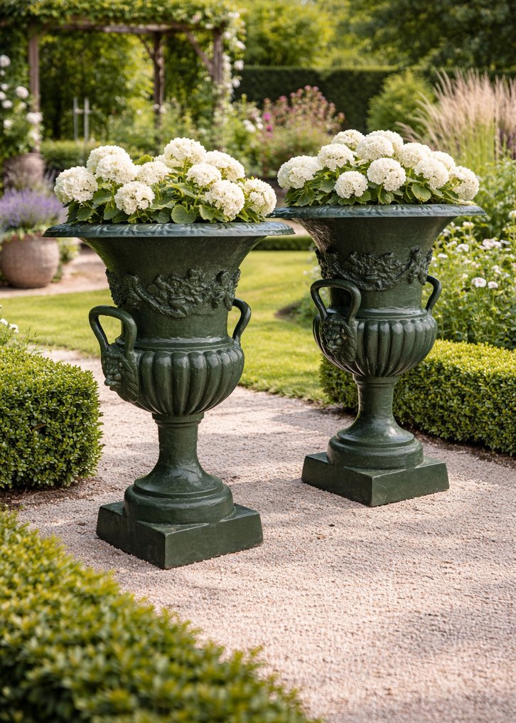 XL Lion Head - Iron - Vas (2) - Gjutjärn #1.0