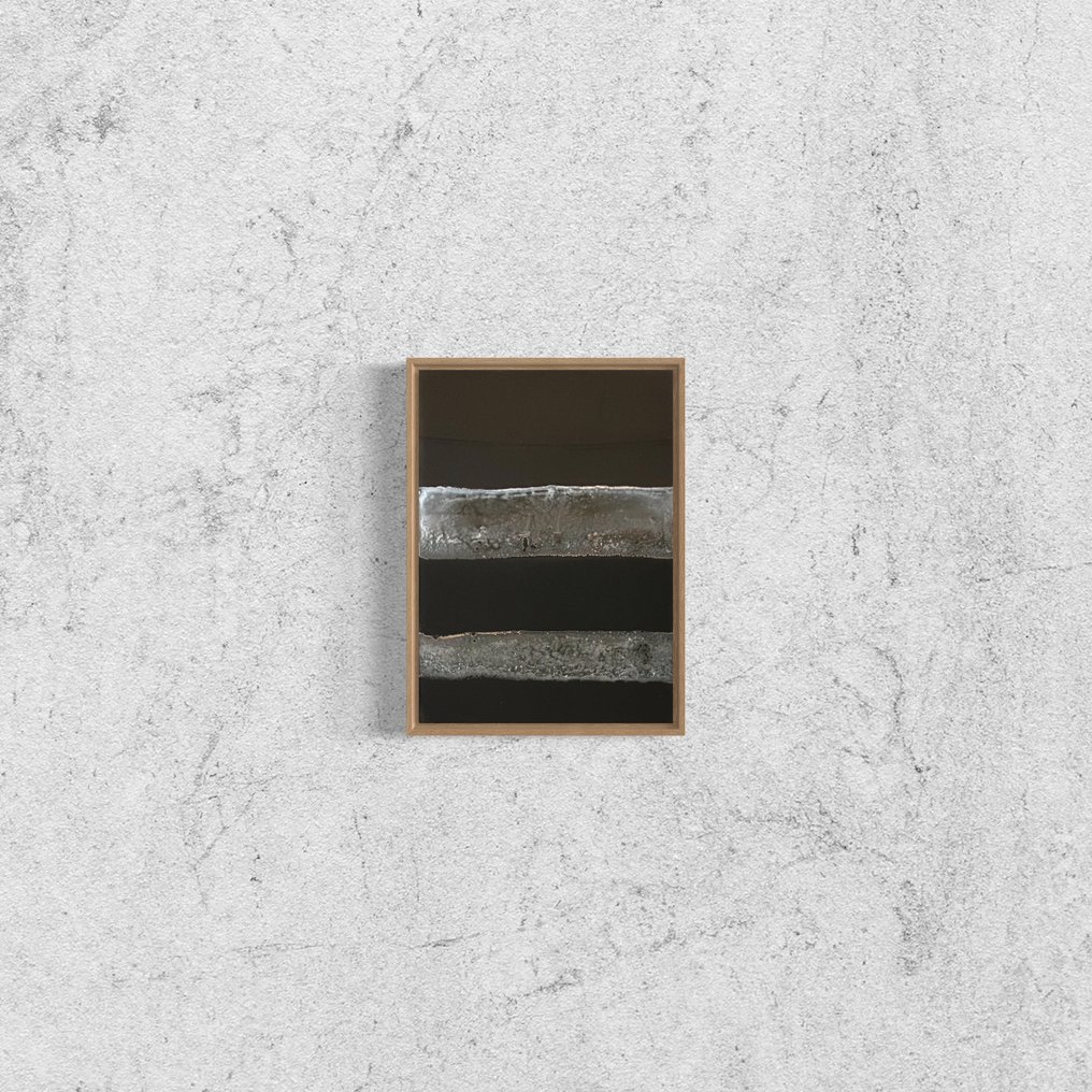 Anton Kaestner - #289 - S - " Hommage à Soulages - 4 ". #1.0