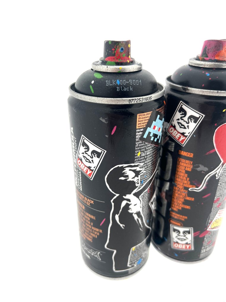 Koen Betjes (1992) - Tribute to Banksy (2 Set) Spraycan’s #1.0