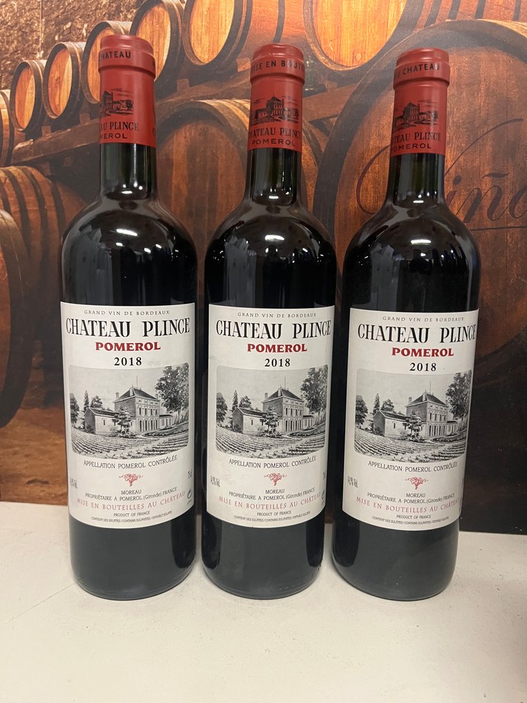2018 Chateau Plince - Πομερόλ - 3 Bottles (0.75L) #1.0