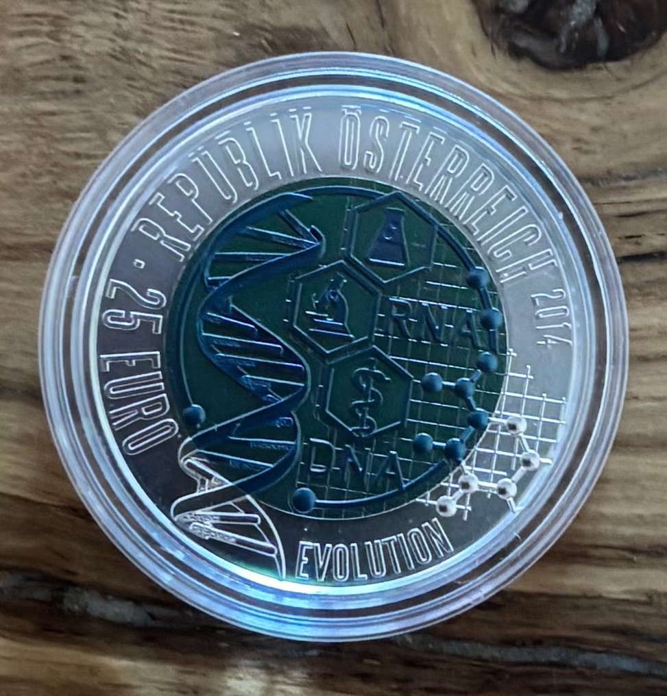 Autriche. 25 Euro 2014 “Evolution” NIOB Proof  (Sans prix de réserve) #2.1