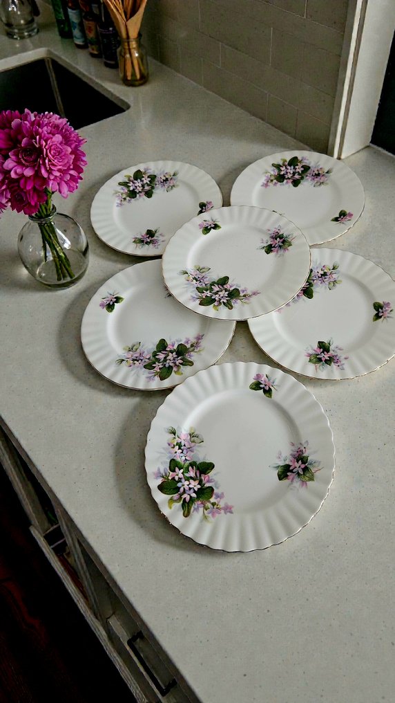 Royal Albert - Breakfast set (6) - Mayflower - Bone china - Classic British elegance #1.0