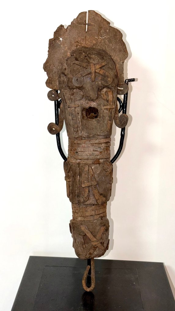 伊博尼日利亚的仪式对象“Offo”——具有强大崇拜和传统魔法象征意义的符号 - 尼日利亞  (沒有保留價) #1.0