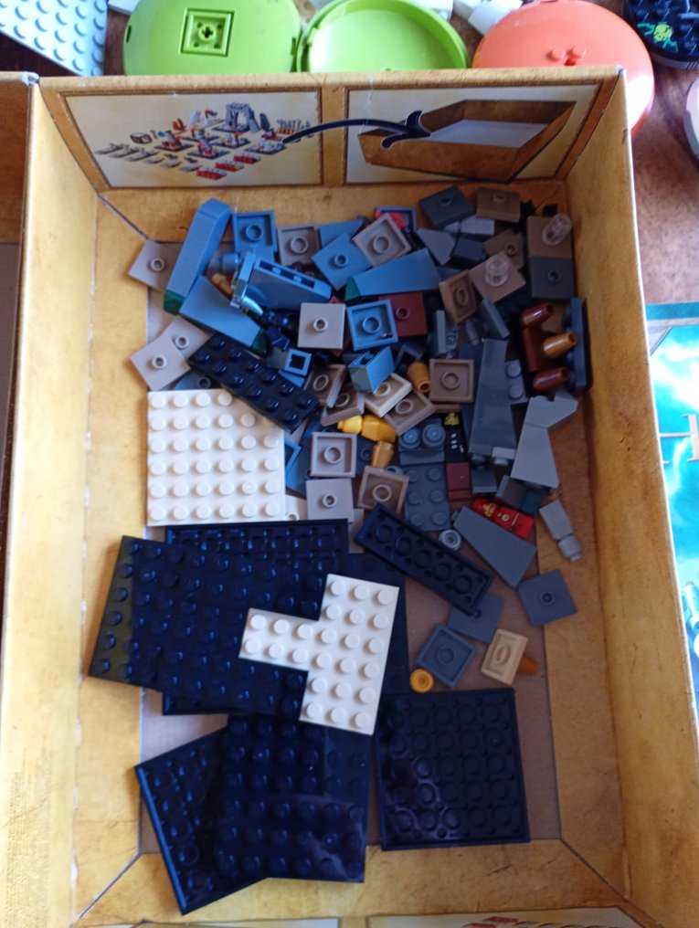 LEGO Bricks - Lego mix van onderdelen boekjes wegplaten #3.2