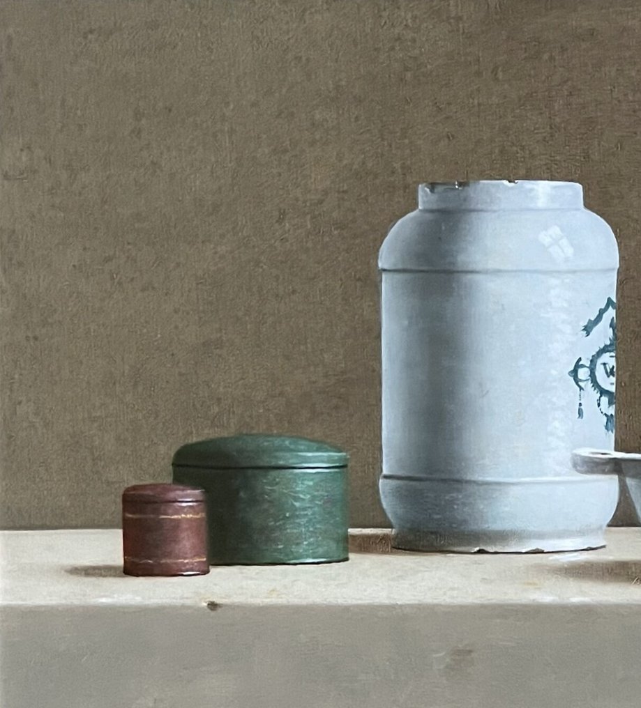 Leo Pors (1952) - Delfts wit en twee blikjes #2.1