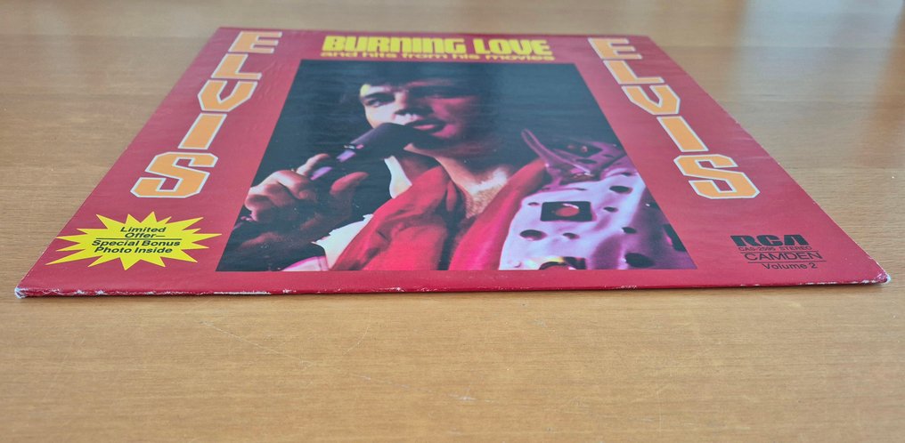 Elvis Presley - Burning  Love - Single vinylplade - 1. stereopresning - 1972 #3.2