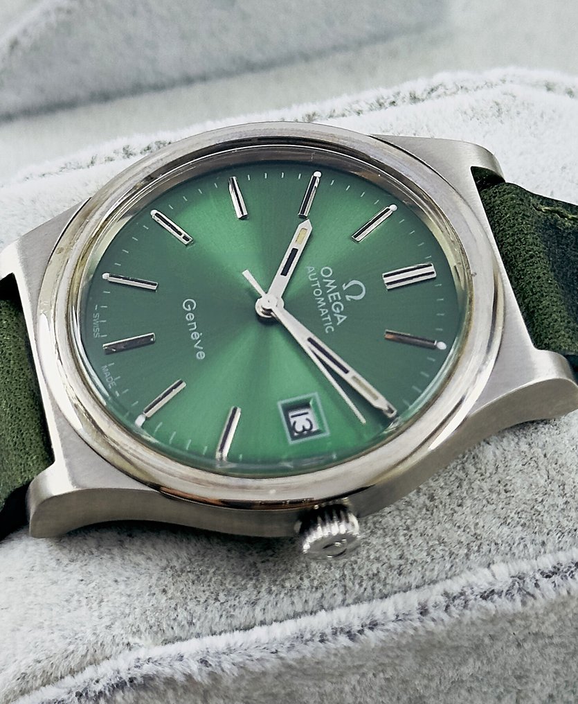 Omega - Genève - No reserve price - Green Dial     Cal.1012     166.0168 - Men - 1960-1969  #4.3
