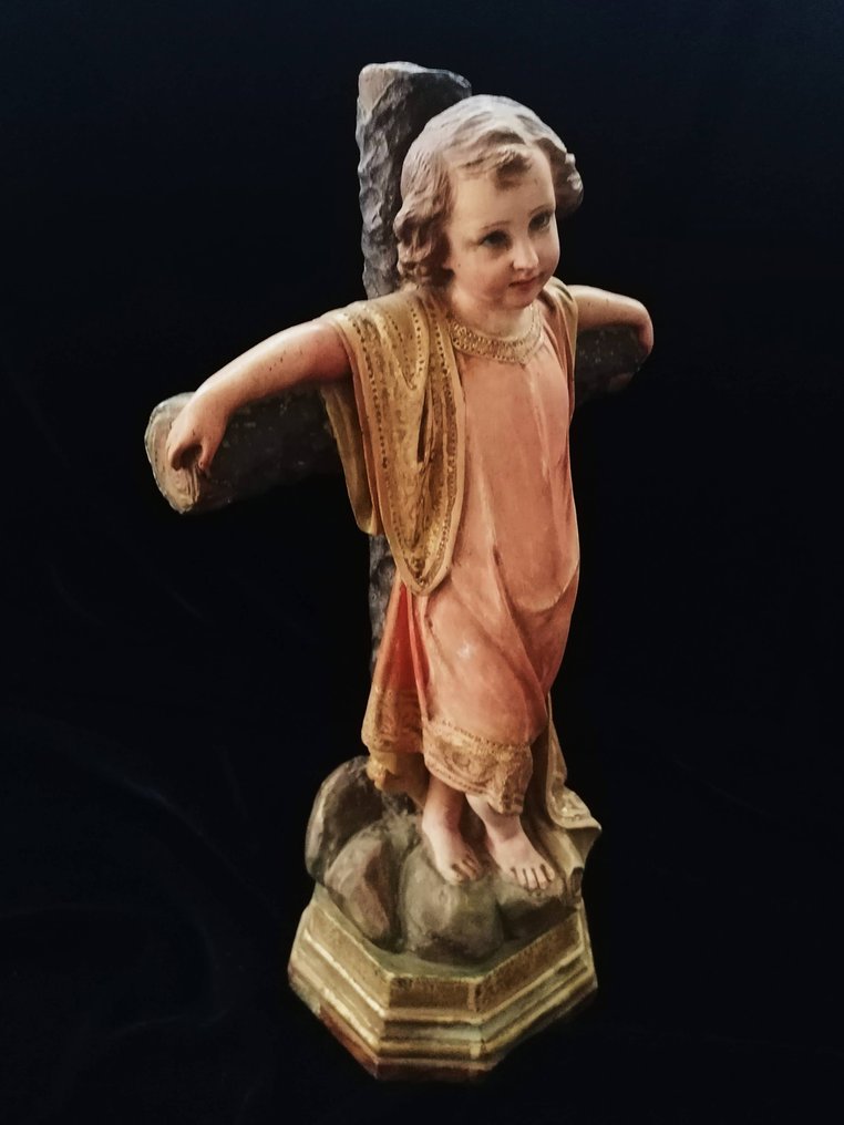 Duran - Sabadell - Φιγούρα - Niño Jesús en la cruz - στουκό, πολύχρωμη ζωγραφική #3.2