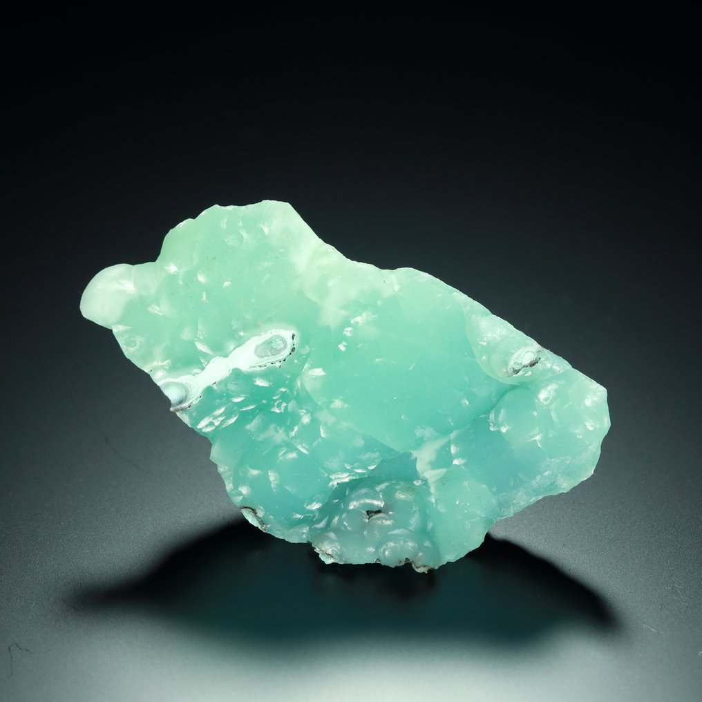 新发现！极其罕见的菱锌矿与铜蓝矿 标本 - 高度: 4 cm - 宽度: 6.5 cm- 67 g #3.2