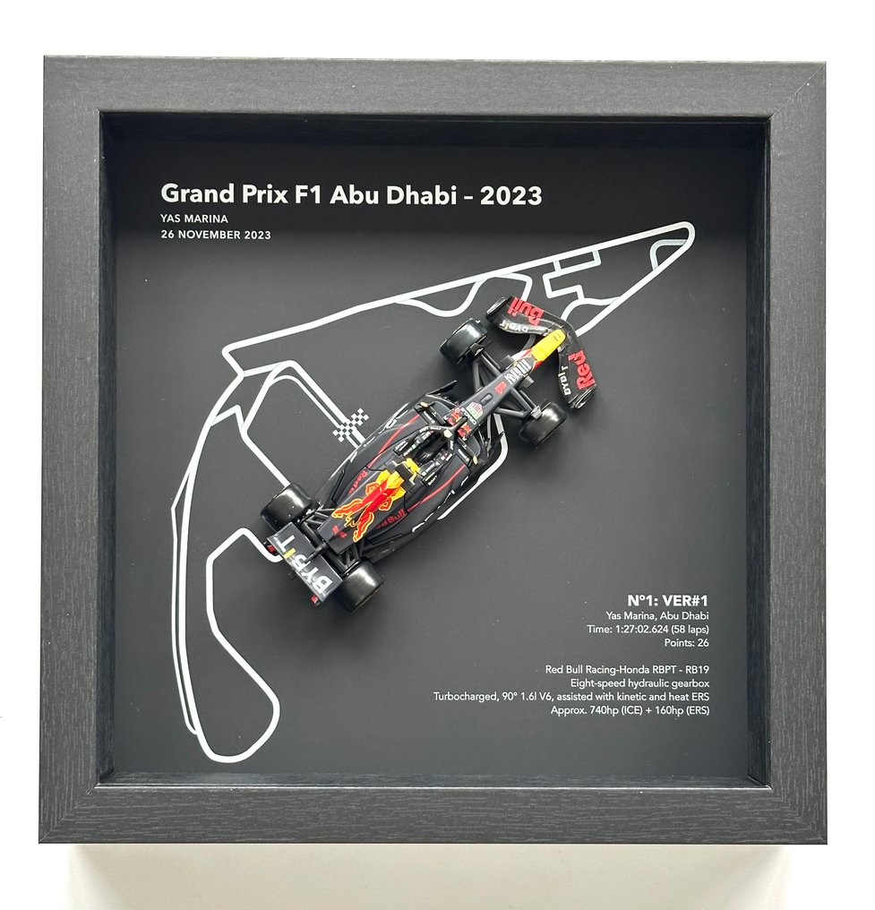 Artwork - Honda - Max Verstappen - GP F1 Abu Dhabi 2023 - RB19 #1 #1.0