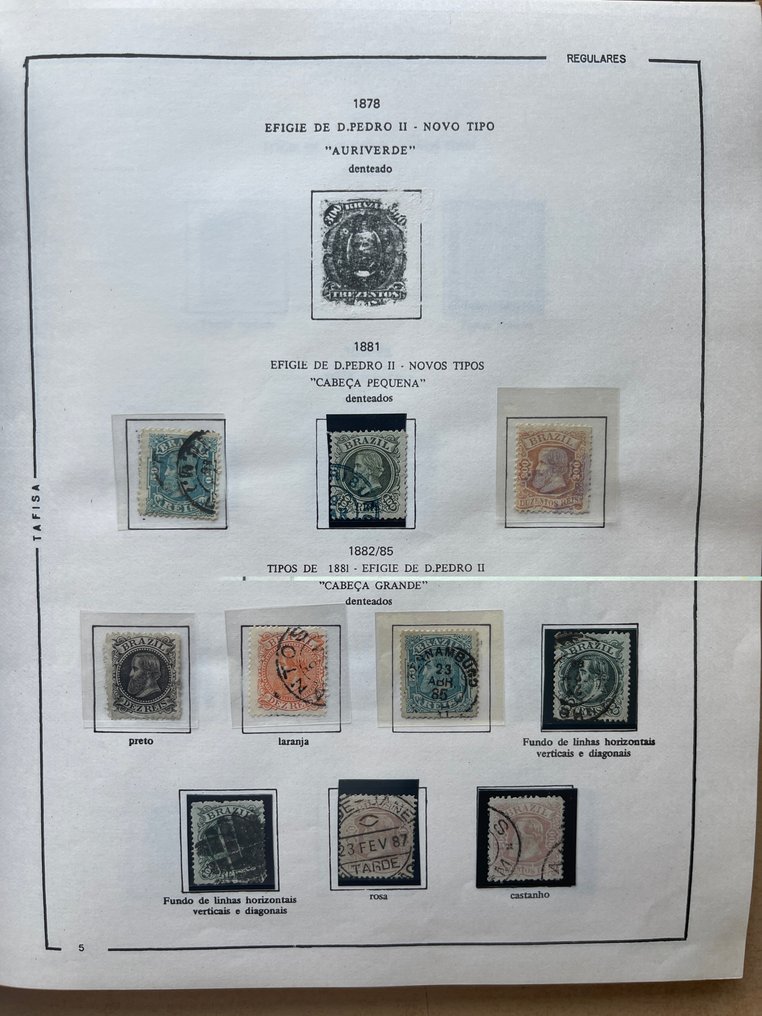 Brasil 1882/1946 - Samling i et album: Brasils frimerker. #1.0