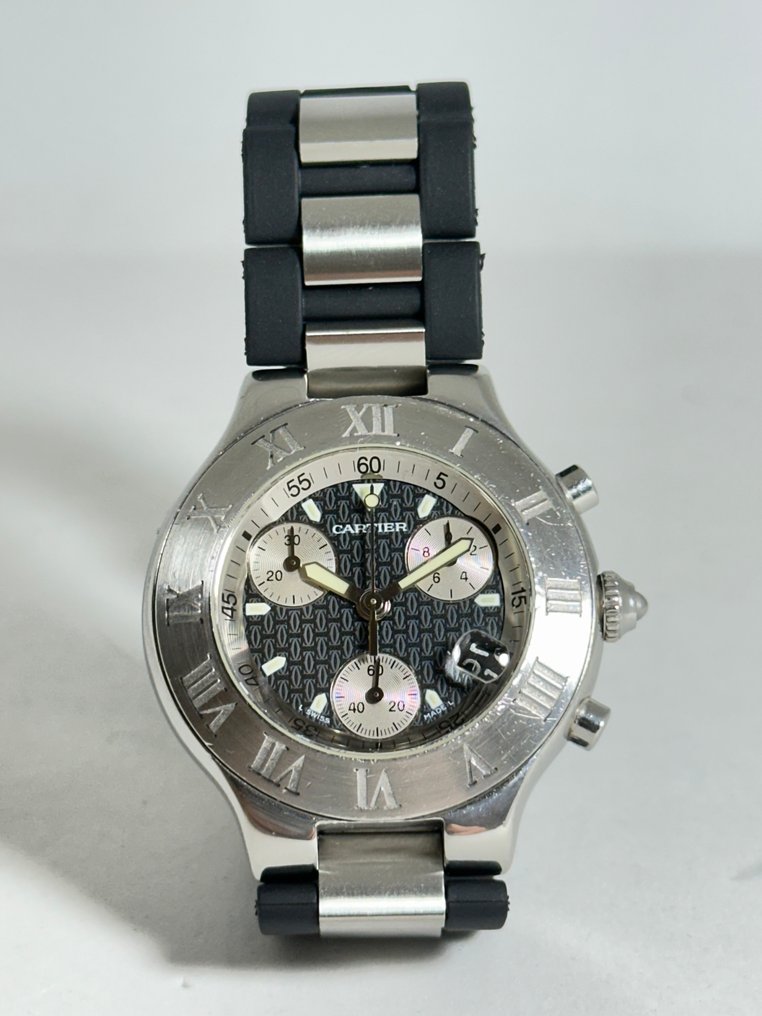 Cartier - 21 Chronoscaph - 2424 - Unisex - 2000-2010 #1.0