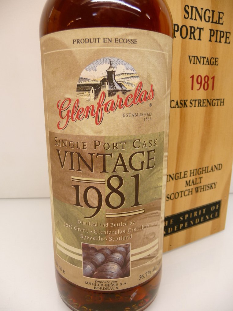 Glenfarclas 1981 18 years old Single Port Cask for Mähler-Besse  - b. 1999  - 70cl #1.0