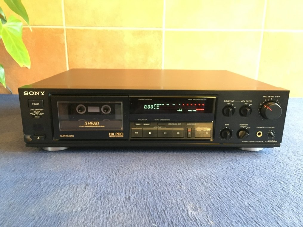 Sony - TC-K630ES 3-head HX-pro Audiocassette deck #2.1