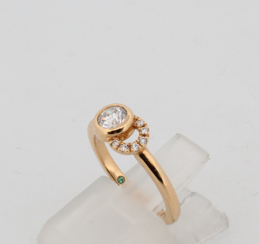 沒有保留價 - 戒指 - 18 克拉 黃金 鉆石 (天然)  - 鉆石 #3.2