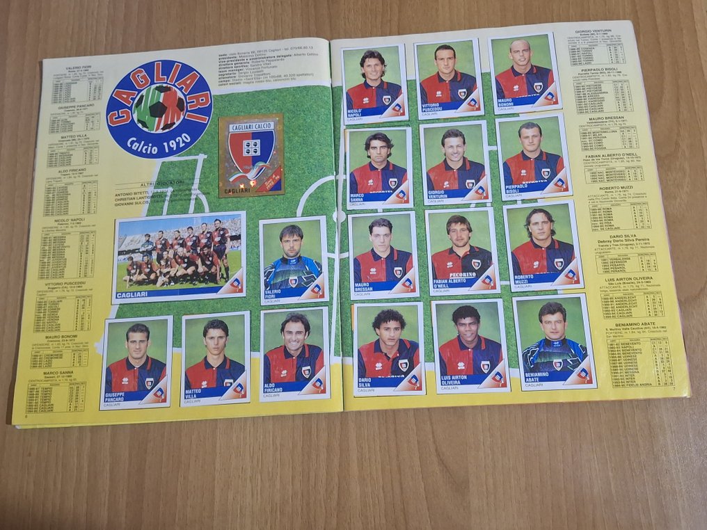 Panini Calciatori 1995/96 Roberto Baggio  Alex Del Piero Includes original order form Sticker album - Excellent (EX) #4.3