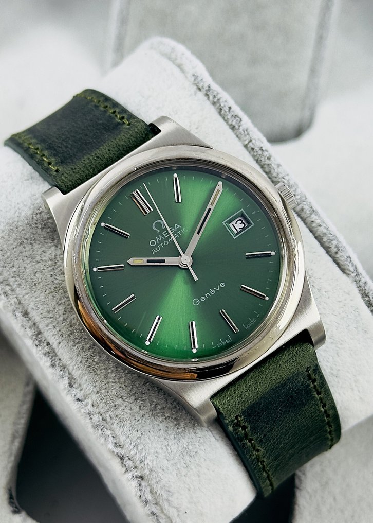 Omega - Genève - No reserve price - Green Dial     Cal.1012     166.0168 - Men - 1960-1969  #1.0