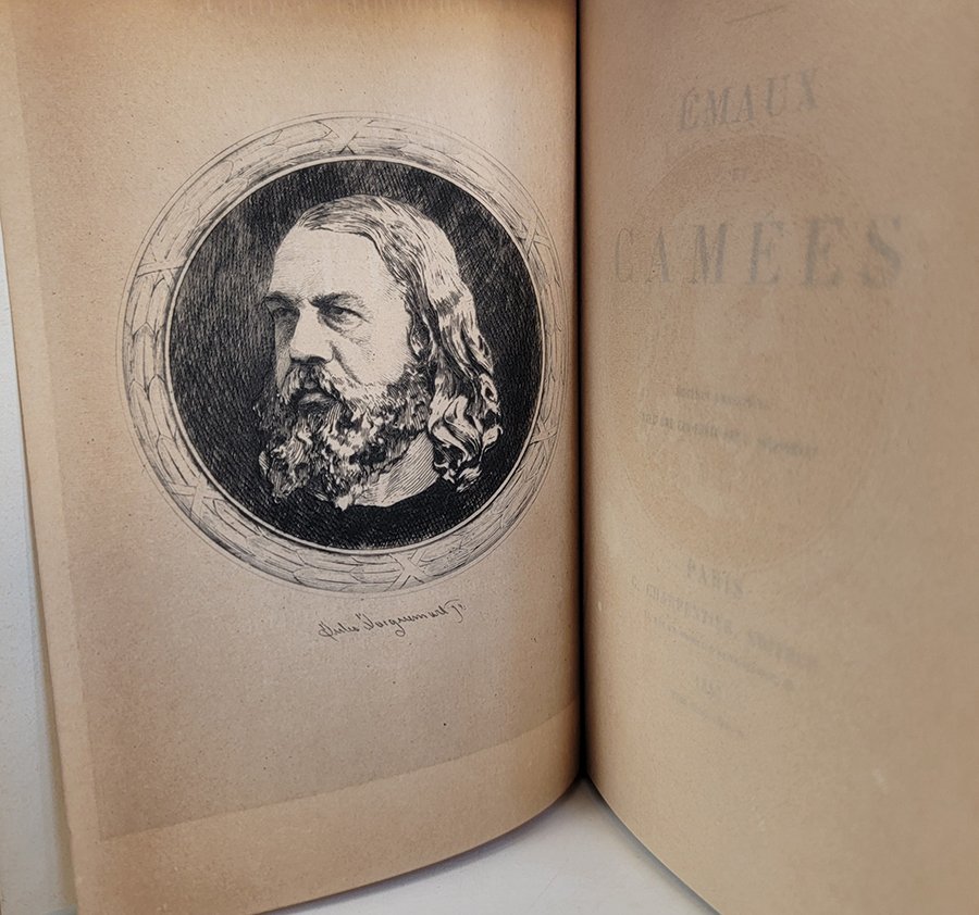 Théophile Gautier; eau-forte par J. Jacquemart - Émaux et Camées - 1887 #3.2