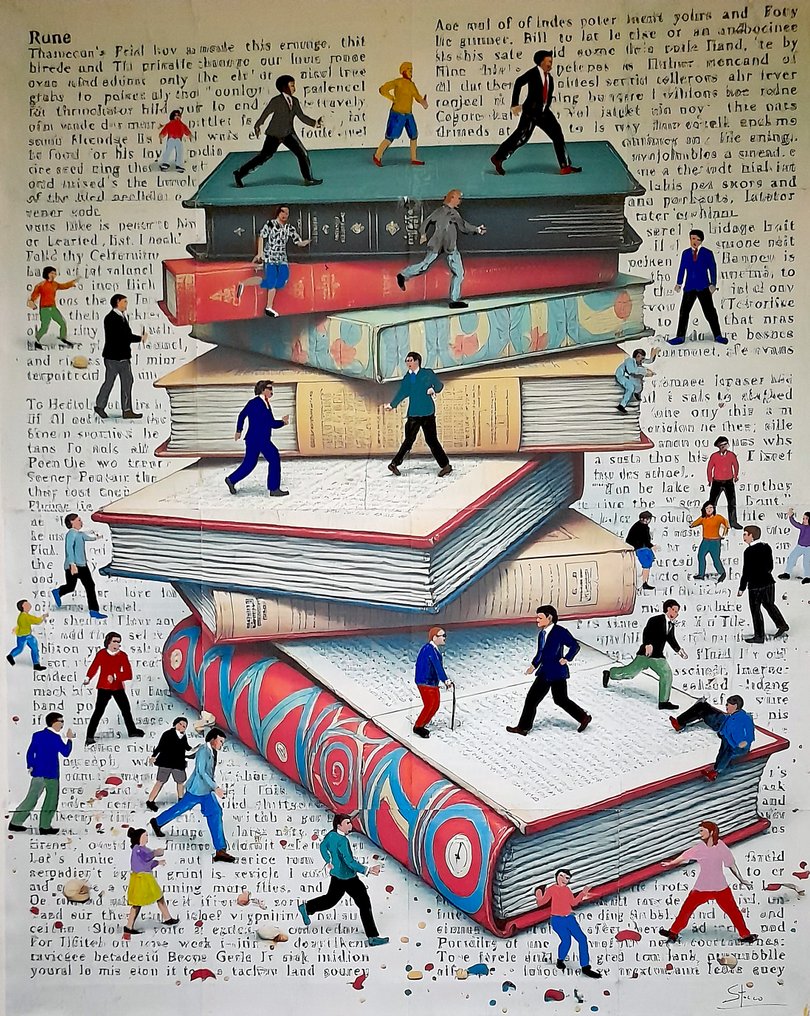 Giorgio Stocco - The climbers 92- opera unica #1.0