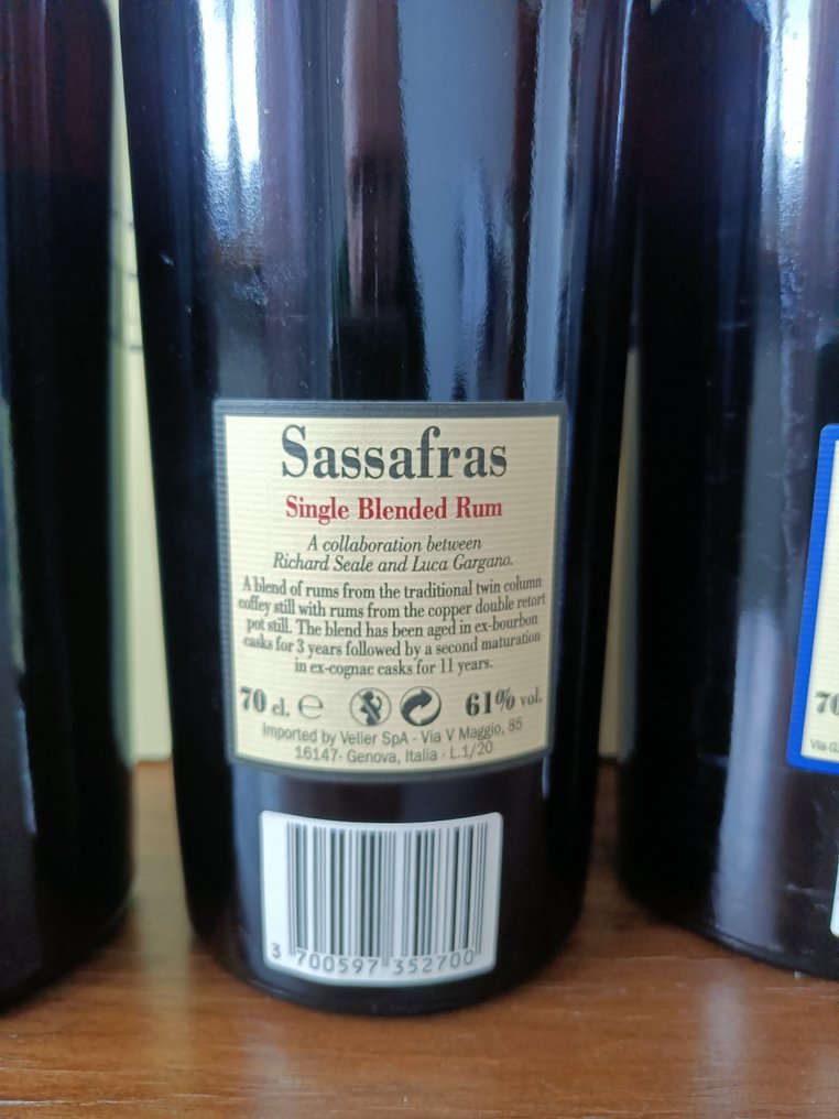 Foursquare Velier - Patrimonio + Sassafras + Plenipotenziario  - 70cl - 3 μπουκαλιών #4.3