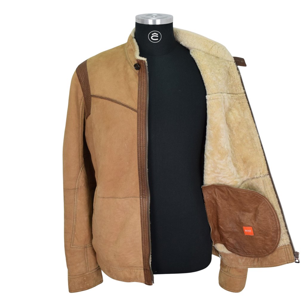 Hugo Boss Soft Lambskin Shearling Short Bomber - Fur coat #1.0