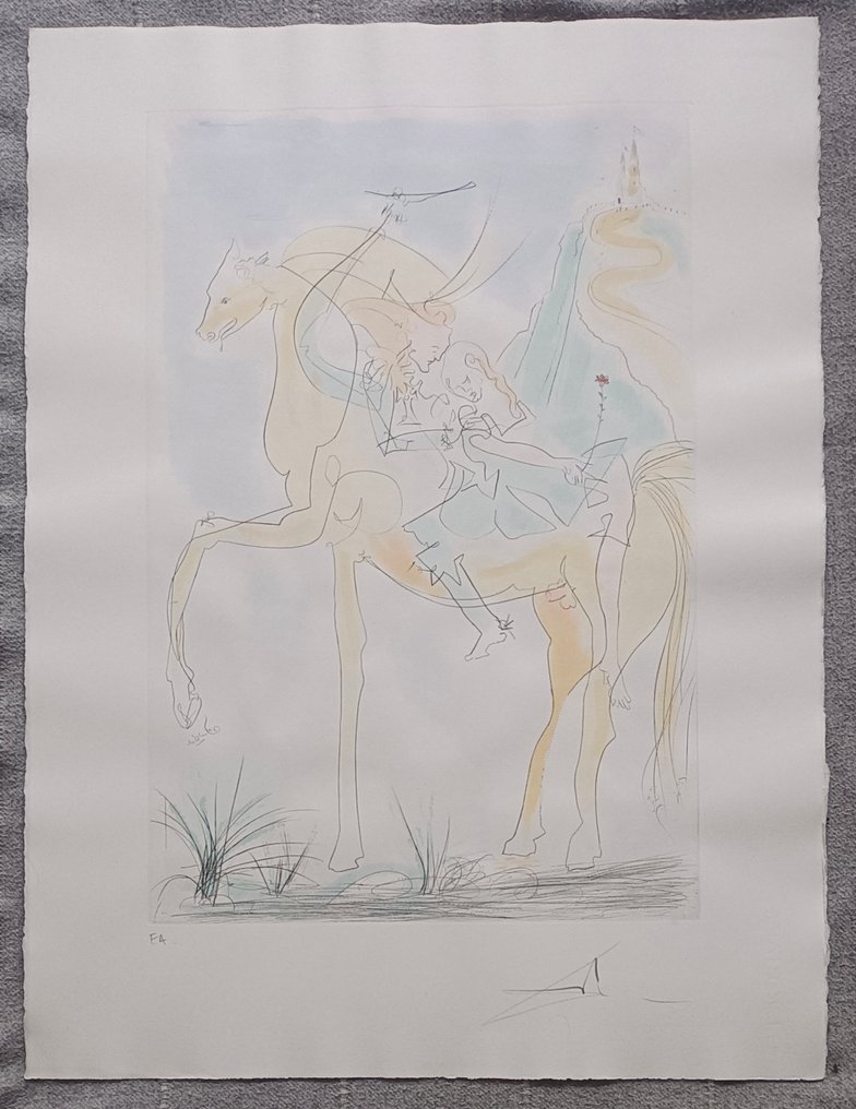 Salvador Dali (1904-1989) - Hommage à Albrecht Durer "Adam et Ève" #1.0