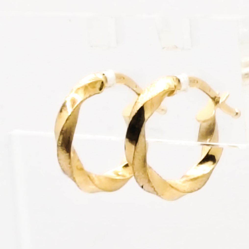 沒有保留價 - 耳環 - 18 克拉 黃金 #4.3