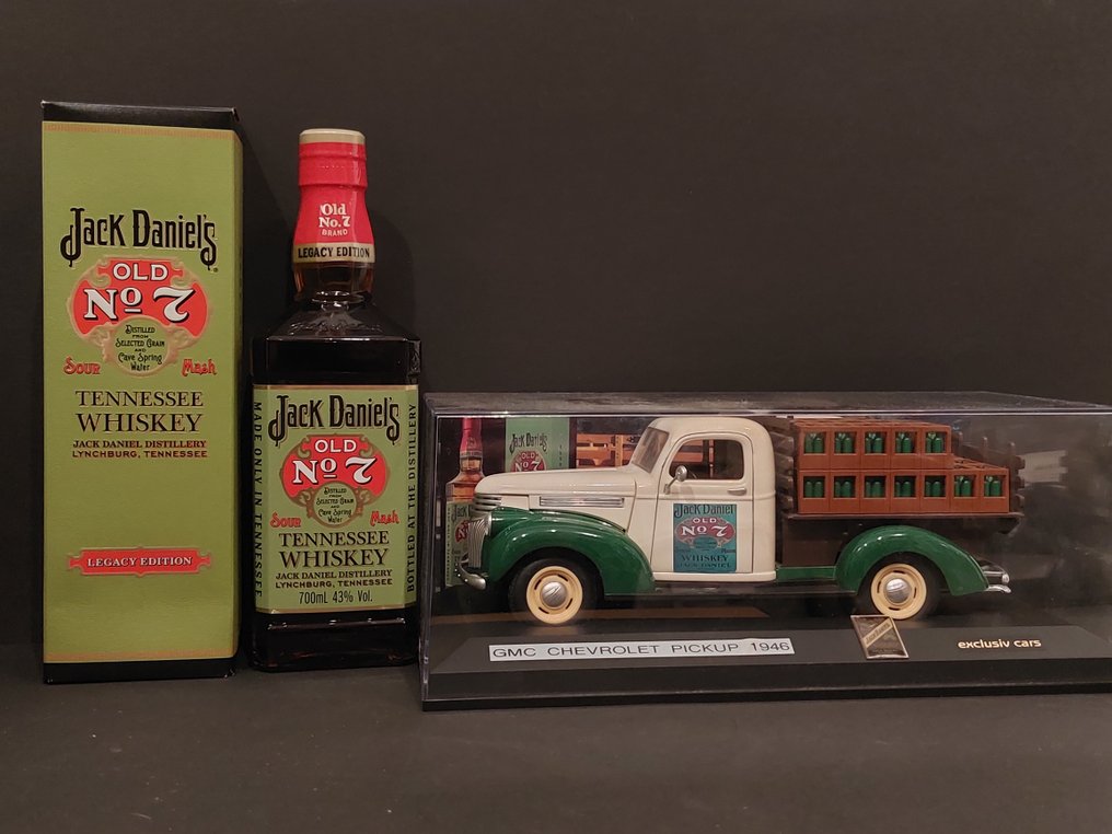 Jack Daniel's Legacy Edition w/ GMC Pickup model car - b. 2019 - 70cl #1.0
