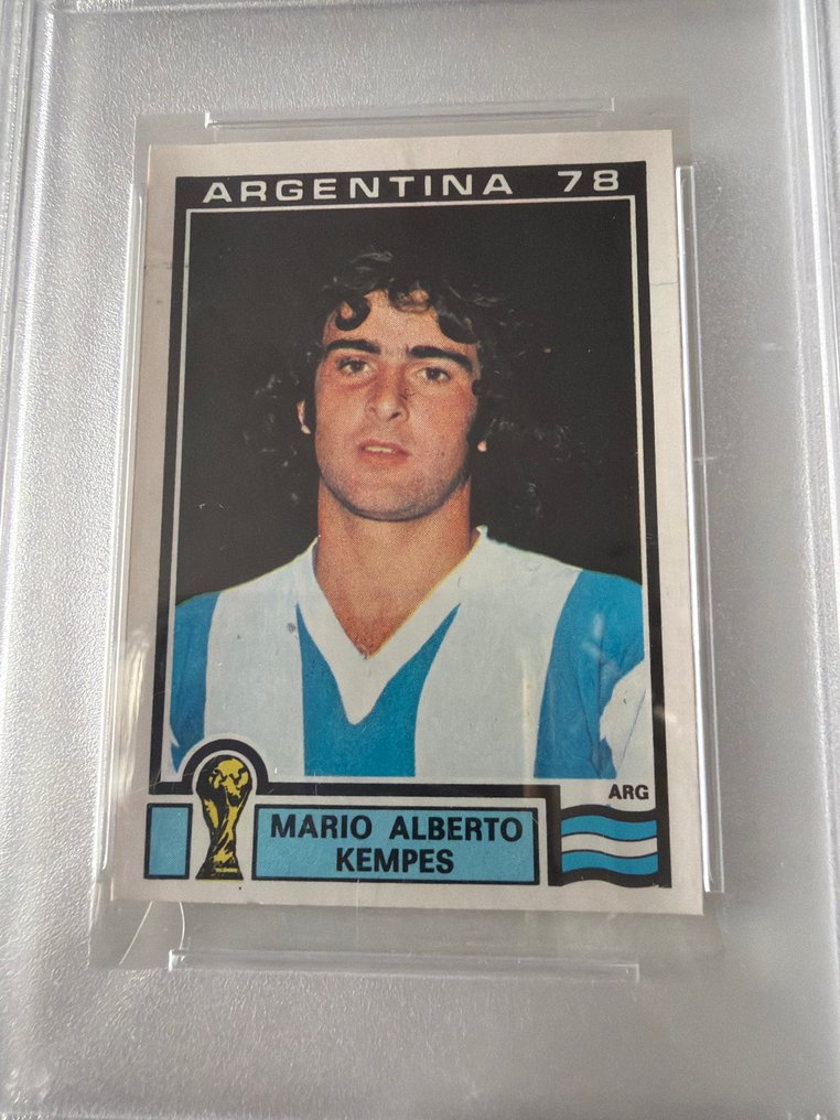 Panini World Cup Argentina 78 Mario Kempes - PSA 6 Graded sticker #1.0