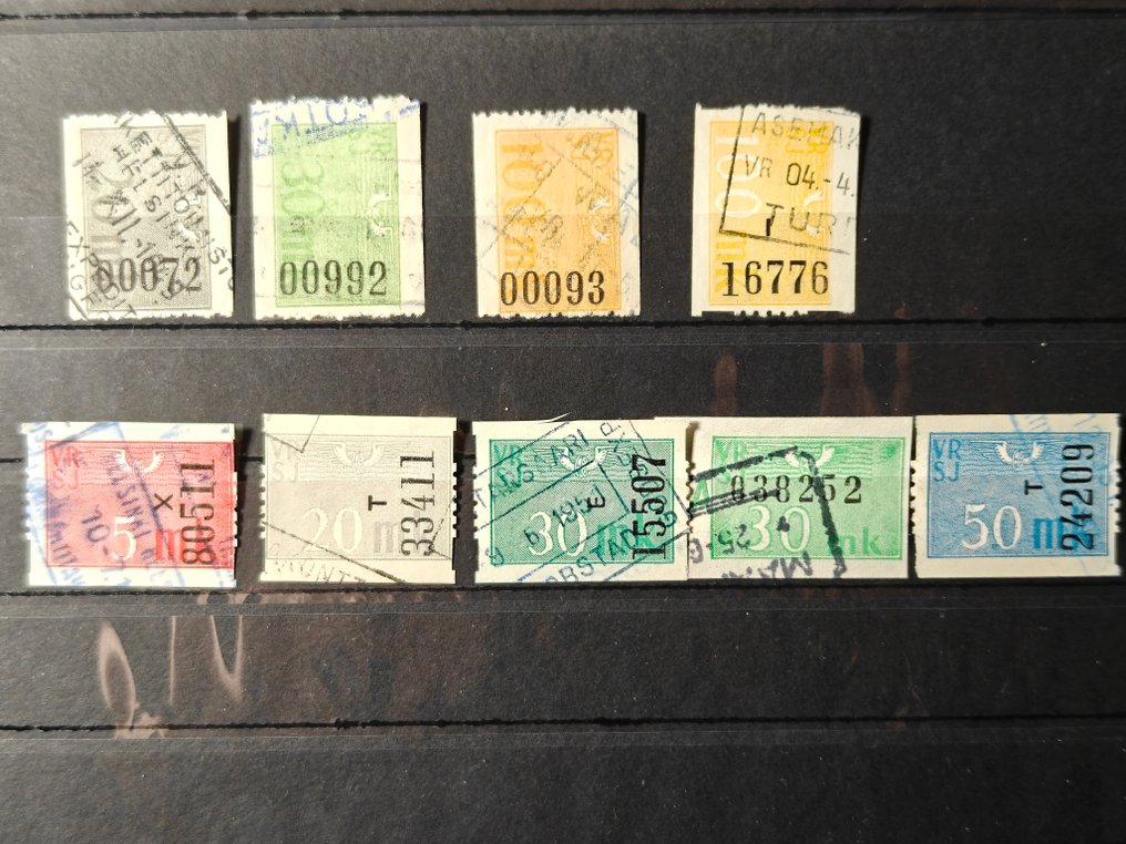 Finland 1909/1951 - Järnvägsbrevmarkeringar - Norma #1.0