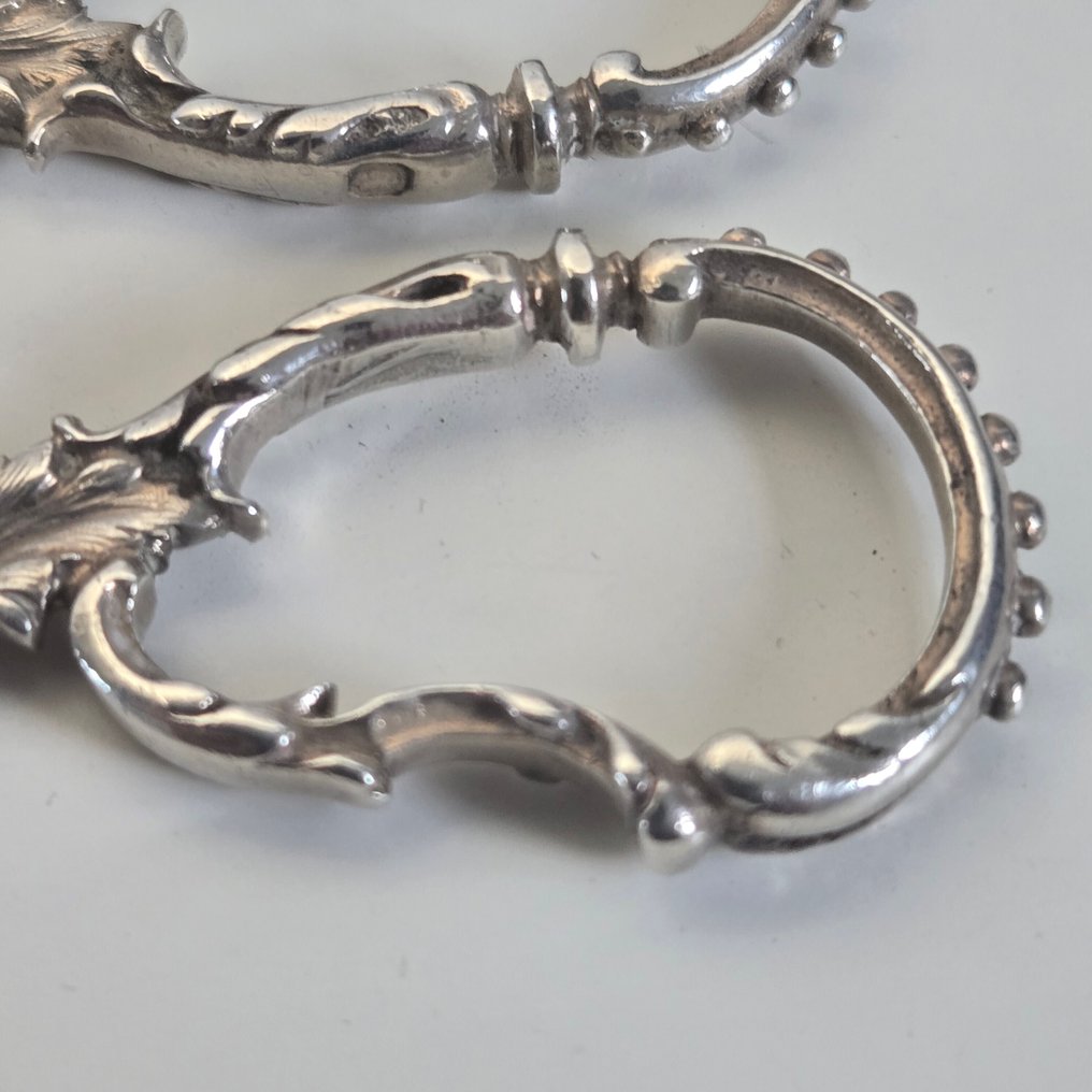 Tesoura de costura - .950 prata - Final do século XIX / início do século XX #3.2