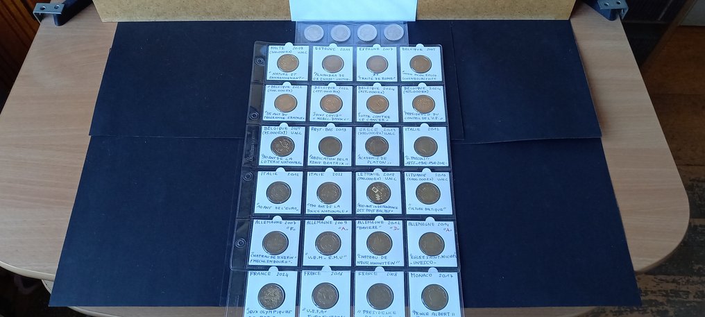 Europa. 2 Euro 2005/2025 (28 monnaies) (Sem preço de reserva) #1.0