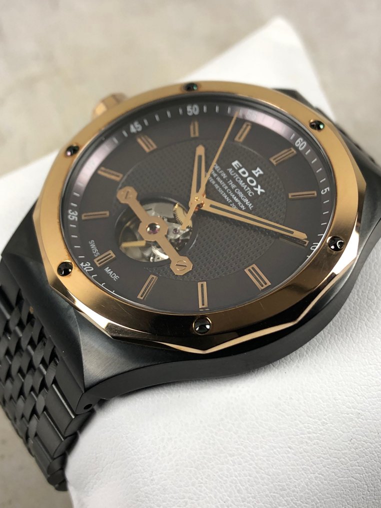 Edox - Delfin Open Heart Automatic - 85024 - Mężczyzna - 2010-2020 #2.1