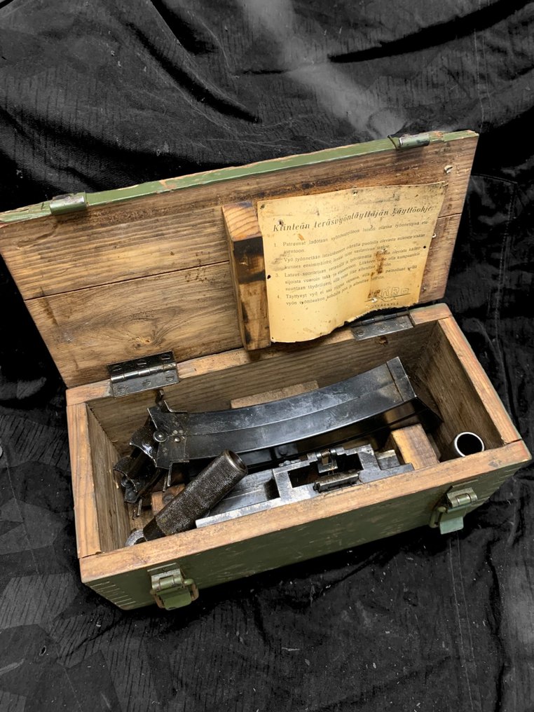 Φινλανδία - Φινλανδική μέγιστη 1910 για WW2, ιμάντας φορτωτής - Ανατολικό Μέτωπο - 1930/1940. - Στρατιωτικά αξεσουάρ #1.0