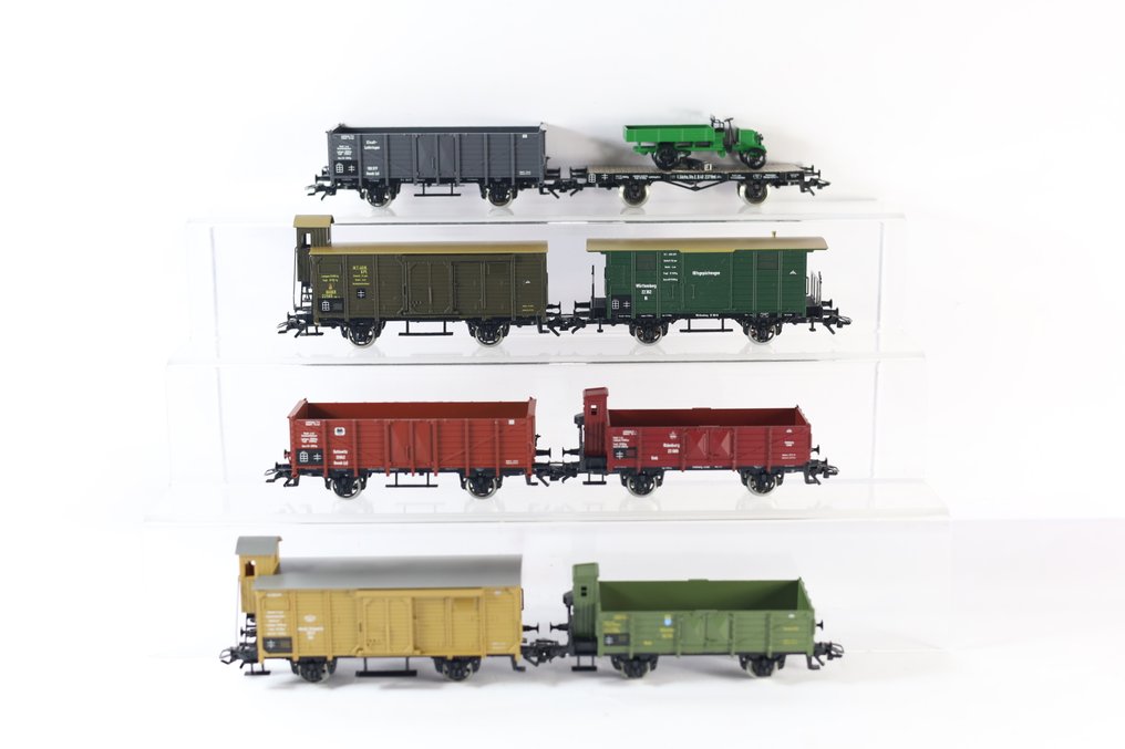 Märklin H0 - 4789 - Modelltog godsvogn-sett (1) - 9-delt sett 'Deutscher Staatsbahn Wagenverband' ca. 1910. - DB #1.0