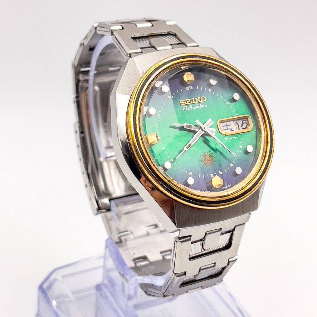 Seiko - Advan "Gradient Sunburst" 輝模 (Kimō) – Radiant Form - Sans prix de réserve - 7019-7300 - Homme - 1973 #3.2