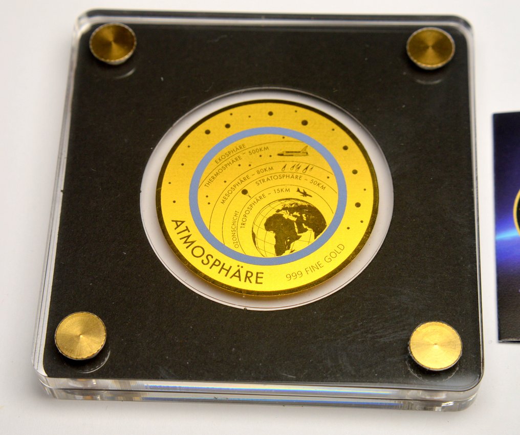 乍得. 5000 Francs 2020 Atmosphere 1/200oz (.999)  (没有保留价) #2.1