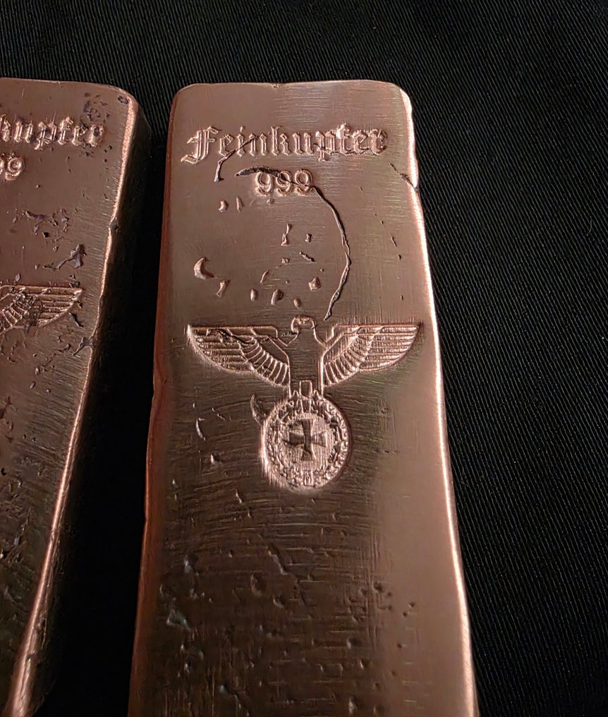 1143 grams .999 - Copper - Edelmetalle, Germany (Sem preço de reserva) #3.2